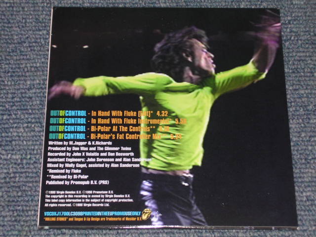 画像: THE ROLLING STONES - OUIT OF CONTROL ( 4 TRACKS )  / 1998 UK Promo Only Maxi-CD 