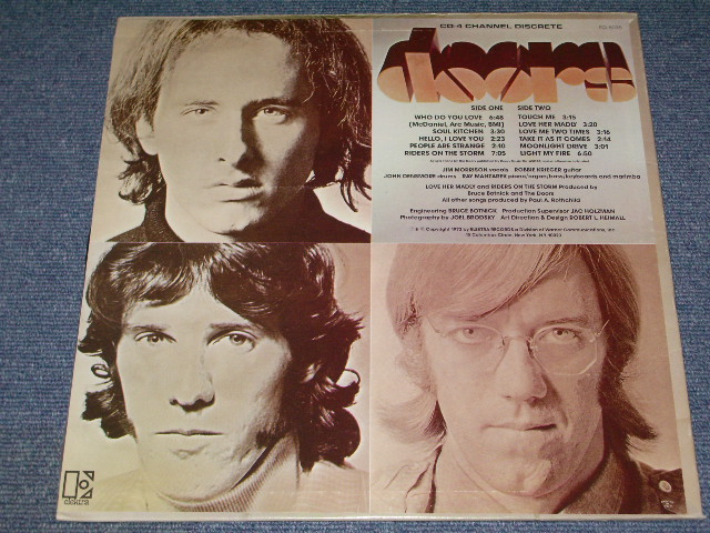 画像: THE DOORS - THE BEST OF ( QUADRA DISC )  / 1983 US 4 Channel LP