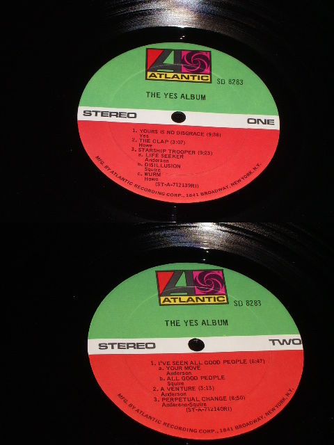 画像: YES - THE YES ALBUM  / 1971  US ORIGINAL MINT- LP 