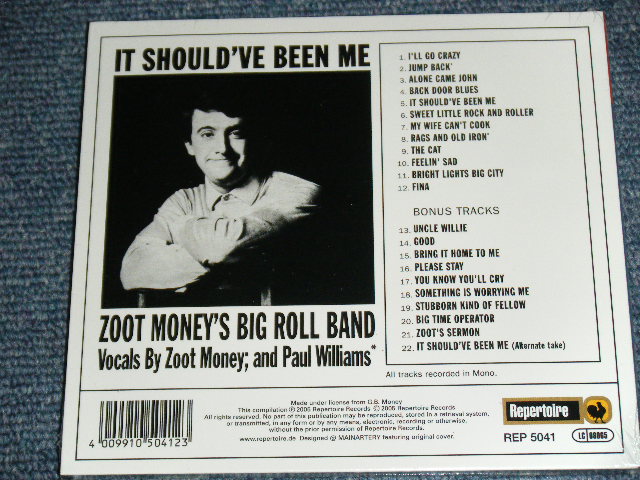 画像: ZOOT MONEY'S BIG ROLL BAND - IT SHOULD'VE BEEN ME  / 2005 GERMAN Brand New SEALED CD 