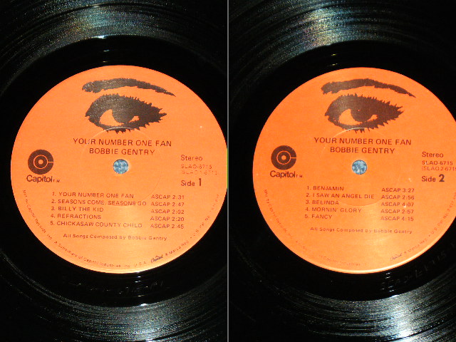 画像: BOBBIE GENTRY - YOUR NO.1 FAN  / 1972? US ORIGINAL LP 
