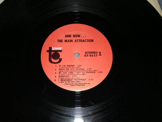 画像: THE MAIN ATTRACTION - AND NOW / 1968 US ORIGINAL STEREO LP 