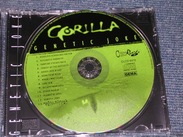 画像: GORILLA - GENETIC JOKE / 2008 BRAND NEW CD  
