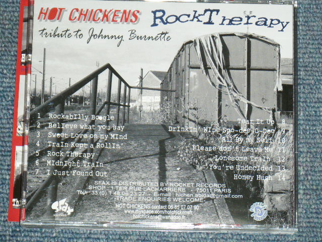 画像: HOT CHICKENS - TRIBUTE TO ROCK THERAPY JOHNNY BURNERTTE / 2002 FRANCE ORIGINAL Brand New CD  