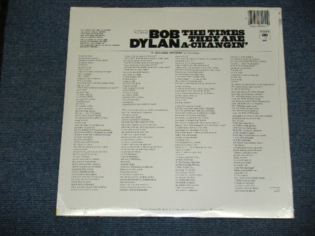 画像: BOB DYLAN - THE TIMES THEY ARE A CHANGIN' (Sealed)  / US REISSUE "BRAND NEW SEALED"  LP Out-Of-Print now 