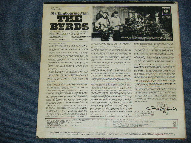 画像: THE BYRDS - MR.TAMBOURINE MAN ( VG++/VG+++ ) / 1965 ORIGINAL 1st Press Label MONO LP