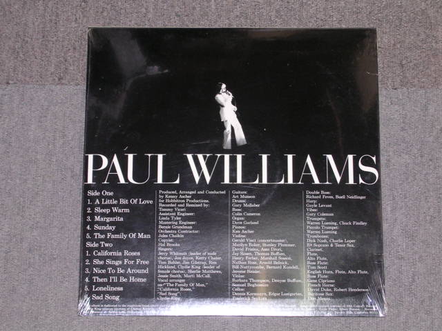 画像: PAUL WILLIAMS - A LITTLE BIT OF LOVE /  1974 US ORIGINAL Brand New Sealed LP