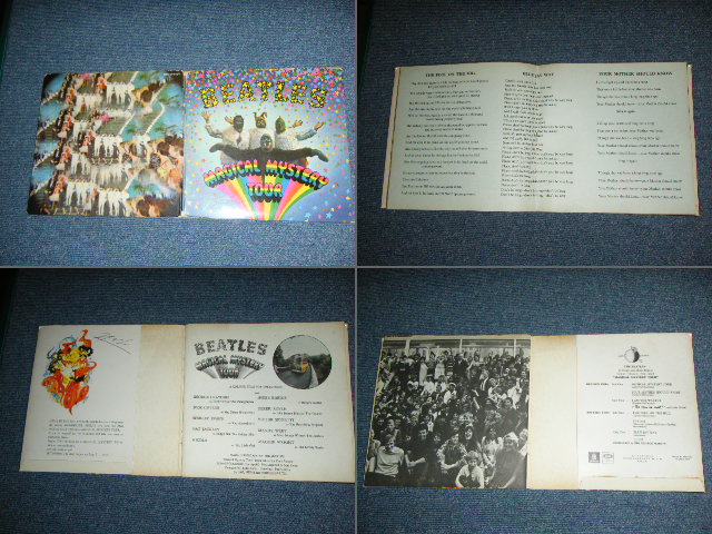 画像: THE BEATLES - MAGICAL MYSTERY TOUR (Ex/Ex++) / 1967 HOLLAND  ORIGINAL STEREO 7"EP With PICTURE SLEEVE and BLUE LYLIC SHEET 