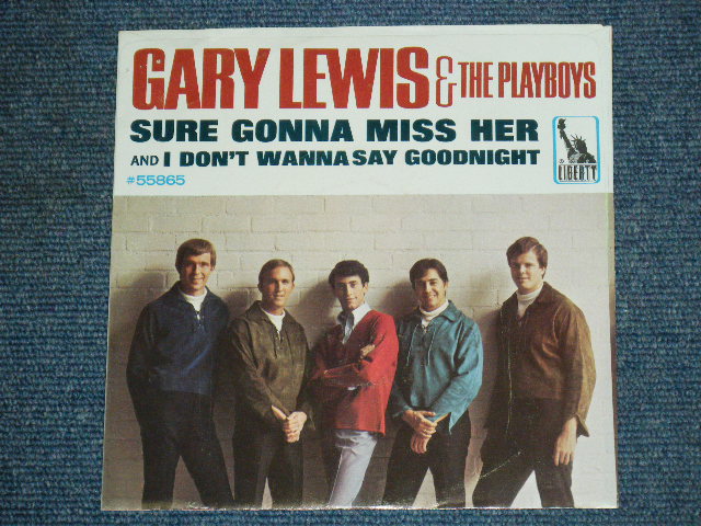 画像: GARY LEWIS & THE PLAYBOYS - SURE GONNA MISS HER ( Ex++/Ex++ ) /1966  US ORIGINAL 7"SINGLE + PICTURE SLEEVE 