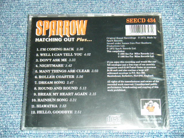 画像: SPARROW - HATCHING OUT Plus... / 1995 UK ORIGINAL Brand New Sealed CD