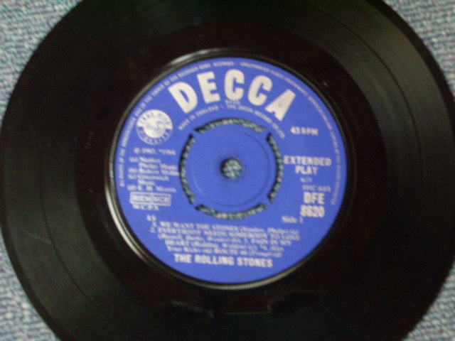 画像: THE ROLLING STONES - GOT LIVE IF YOU WANT IT / 1965 UK  ORIGINAL 7"EP with PICTURE SLEEVE 