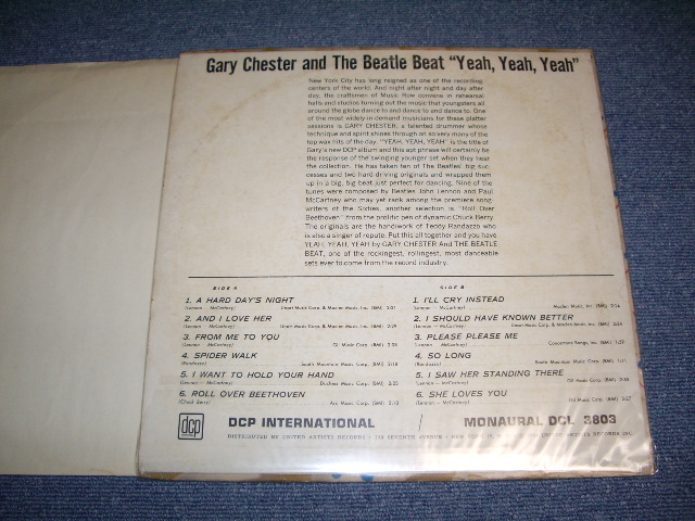 画像: GARY CHESTER and THE BEATLE BEAT -  YEAH YEAH YEAH  /  US ORIGINAL  LP 