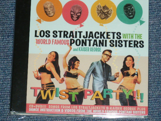 画像1: LOS STRAITJACKETS With THE WORLD FAMOUS PONTANI SISTERES and KAISER GEORGE  -  TWIST PARTY / 2006US Brande New SEALED CD