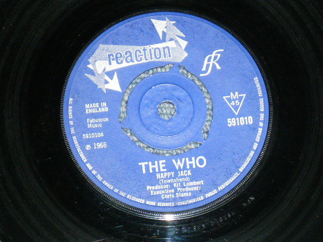 画像1: THE WHO  - HAPPY JACK  / 1965 UK ORIGINAL 7"Single