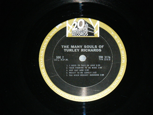 画像: TURLEY RICHARDS - THE MANY SOULS OF  / 1965  US ORIGINAL Used MONO LP