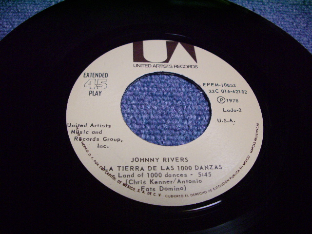 画像: JOHNNY RIVERS - SUZIE Q / MEXICO ORIGINAL 7"45 Single With PICTURE SLEEVE