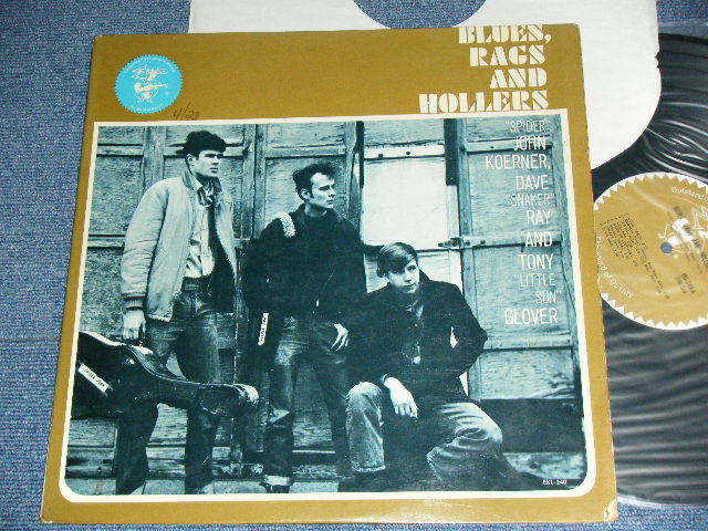 画像1: KOERNER, RAY and GLOVER - BLUES RAGS and HOLLIERS / 1963 US ORIGINAL Used MONO LP 