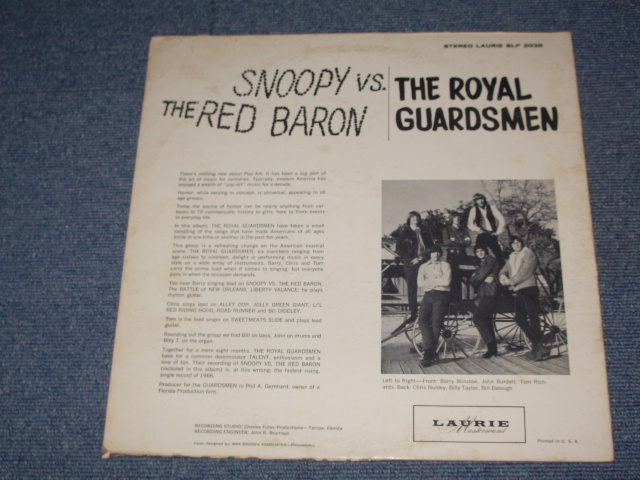 画像: THE ROYAL GUARDSMEN - SNOOPY AND HIS FRIENDS (Ex++/Ex++)/ 1967 US AMERICA ORIGINAL STEREO Used LP 