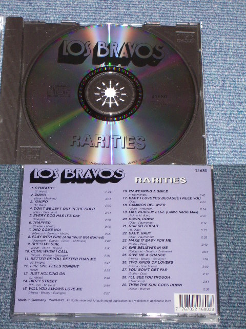 画像: LOS BRAVOS - RARITIES / ????  BRAND NEW  CD