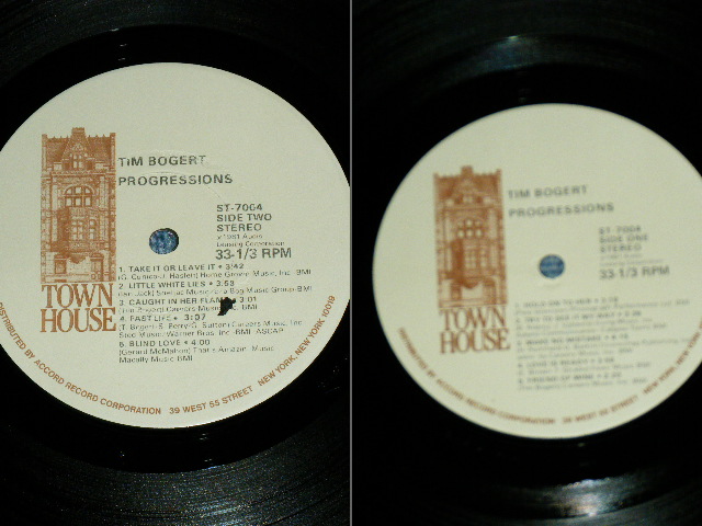 画像: TIM BOGERT - PROGRESSIONS  / 1981 US ORIGINAL Used LP