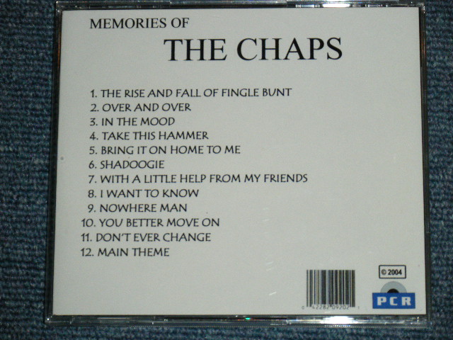 画像: THE CHAPS - MEMORIES / GERMAN Brand New CD-R  Special Order Only Our Store