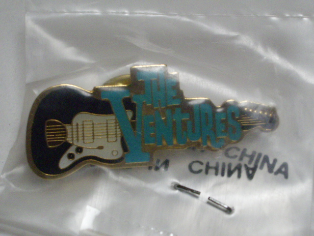 画像1: THE VENTURES  BADGES / PINS JAZZMASTER w/ BLUA  THE VENTURES LOGO 