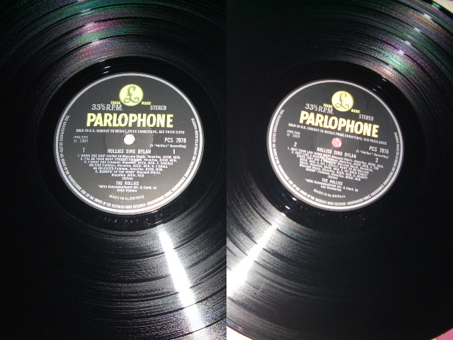 画像: THE HOLLIES - HOLLIES SING DYLAN ( MINT class )  / 1969 UK ORIGINAL "YELLOW PARLOPHONE" STEREO  LP 