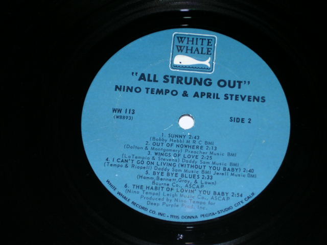 画像: NINO TEMPO & APRIL STEVENS - ALL STRUNG OUT / 1967  US ORIGINAL MONO  LP 