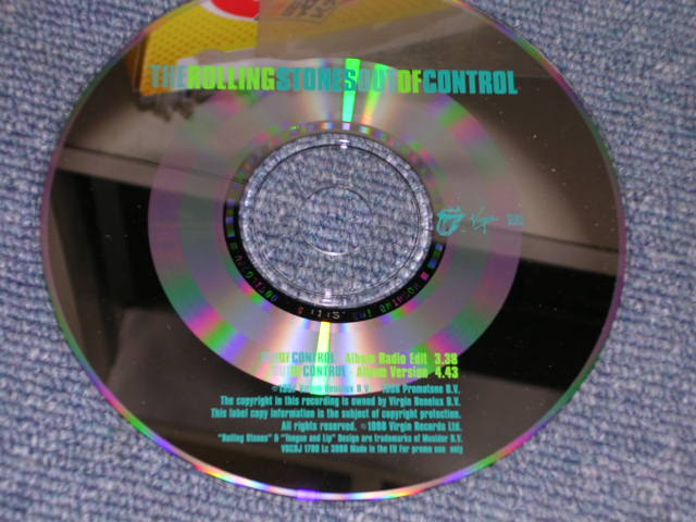 画像: THE ROLLING STONES - OUIT OF CONTROL ( 2 TRACKS )  / 1998 UK Promo Only Maxi-CD 