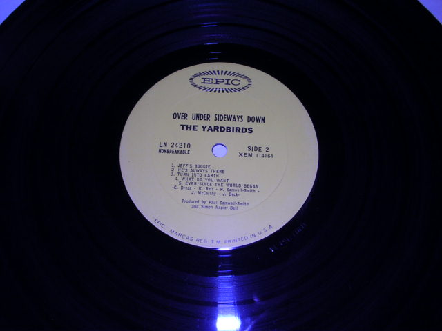 画像: THE YARDBIRDS - OVER UNDER SIDEWAYS DOWN  / 1966 US ORIGINAL MONO LP 