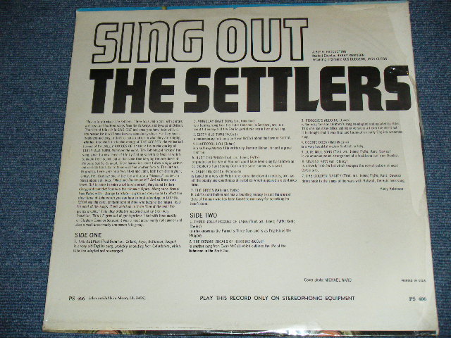 画像: THE SETTLERS - SING OUT / EARLY 1960's  US ORIGINAL Brand New  Sealed STEREO LP
