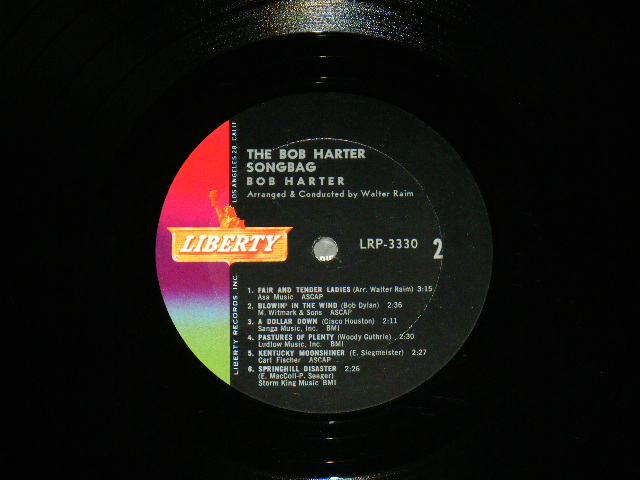 画像: THE BOB HARTER - SONGBAG /1963 US ORIGINAL MONO LP 