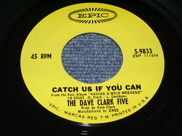 画像: DAVE CLARK FIVE - CATCH US IF YOU CAMN   / 1965 US ORIGINAL 7"SINGLE + PICTURE SLEEVE 