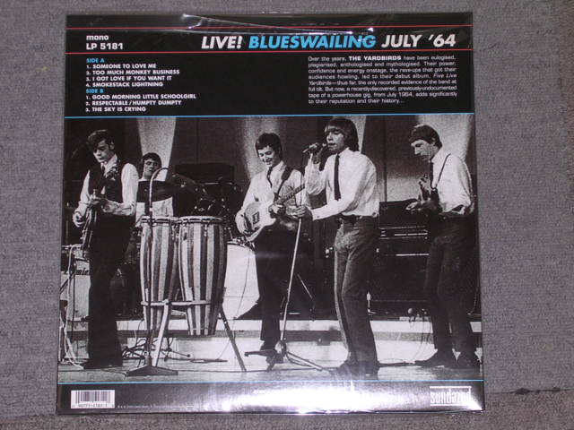 画像: YARDBIRDS - LIVE! BLUESWAILING JULY '64 / 2004 US SEALED LP  