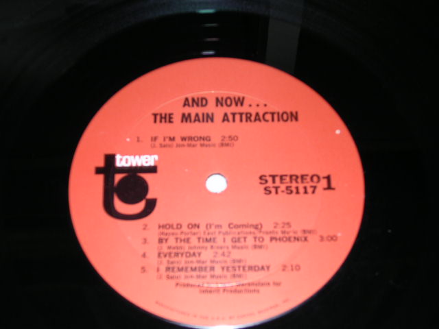 画像: THE MAIN ATTRACTION - AND NOW / 1968 US ORIGINAL STEREO LP 