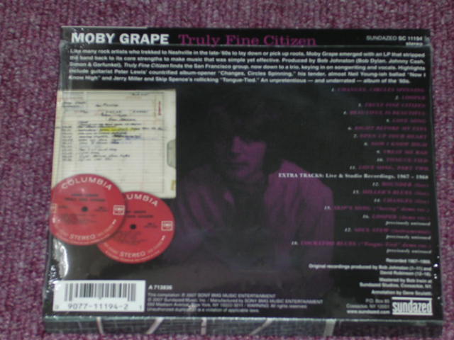 画像: MOBY GRAPE -  TRULY FINE CITIZEN / US SEALED NEW CD   OUT-OF-PRINT NOW