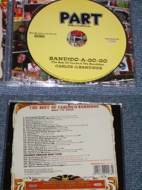 画像: CARLOS AND THE BANDIDOS - BANDIDO-A-GO-GO! / 2008 GERMAN BRAND NEW CD  