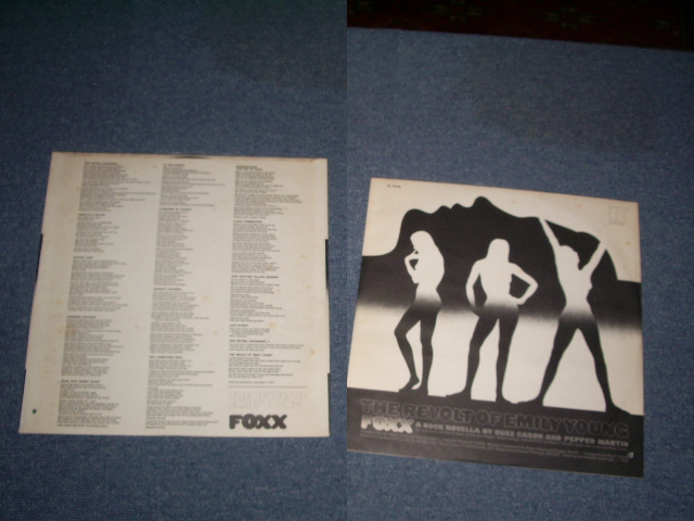 画像: FOXX - THE RECOLT OF EMILY YOUNG  A ROCK NOVELLA BY BUZZ GARSON AND PEPPER MARTIN / 1970 US ORIGINAL LP 