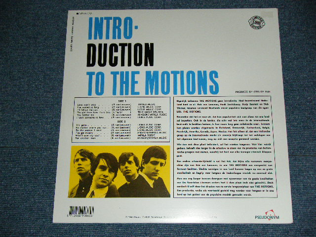 画像: THE MOTIONS ( 60's DUTCH BEAT GARAGE BAND )  -  INTRODUCTION TO THE MOTIONS  / 2001  HOLLAND Limited 1,000 Copies REISSUE 180 Gram Heavy Weight Brand New LP