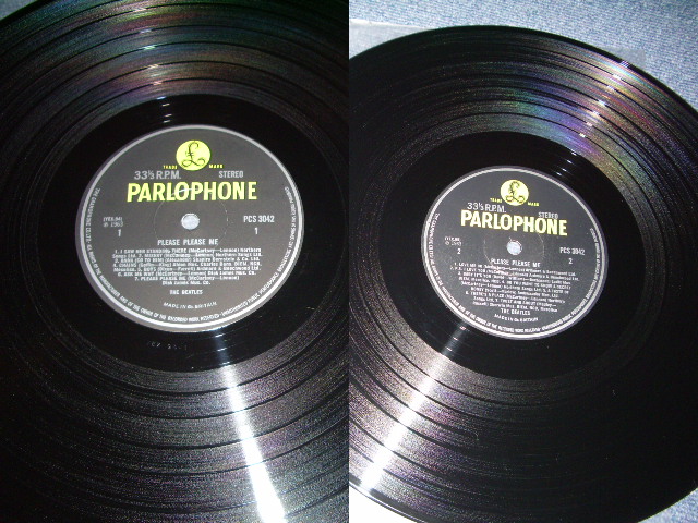 画像: THE BEATLES - PLEASE PLEASE ME ( YELLOW & BLACK Label : 7th Press Small STEREO "  / 1969 UK YELLOW PARLOPHONE  STEREO LP