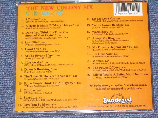 画像: THE NEW COLONY SIX - AT THE RIVERS EDGE (SEALED)  / 1993 US AMERICA "BRAND NEW SEALED" CD