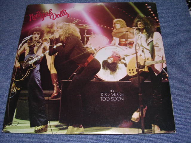 画像1: NEW YORK DOLLS - TOO MUCH TOO SOON  / 1974 US ORIGINAL CUSTOM LABEL LP 