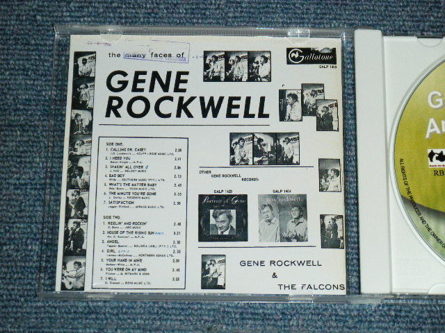 画像: GENE ROCKWELL and THE FALCONS - THE MANY FACES OF GENE ROCKWELL / GERMAN Brand New CD-R 