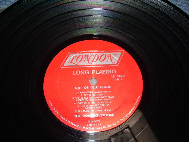 画像: ROLLING STONES - OUT OF OUR HEADS  /  US ORIGINAL MONO  RED LABEL LP 