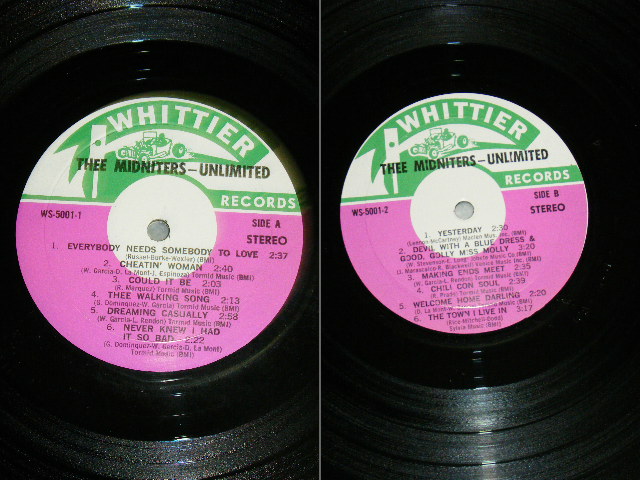 画像: THEE MIDNITERS - UNLIMITED / 1966 US ORIGINAL Stereo LP