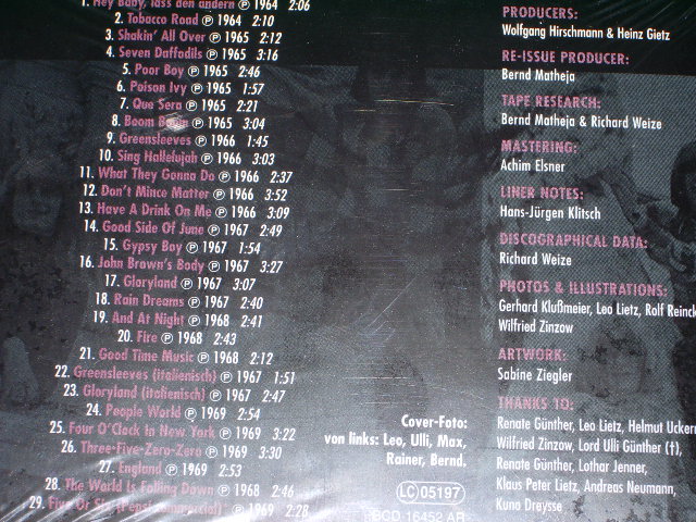 画像: THE LORDS - SINGLES, HITS &B RARITATEN  / 2001 GERMANY SEALED   CD