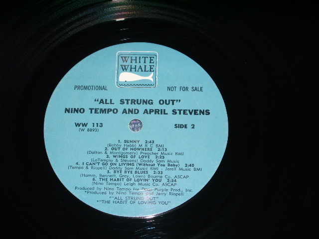 画像: NINO (TEMPO) & APRIL (STEVENS) - ALL STRUNG OUT  / 1967 US ORIGINAL MONO LP 