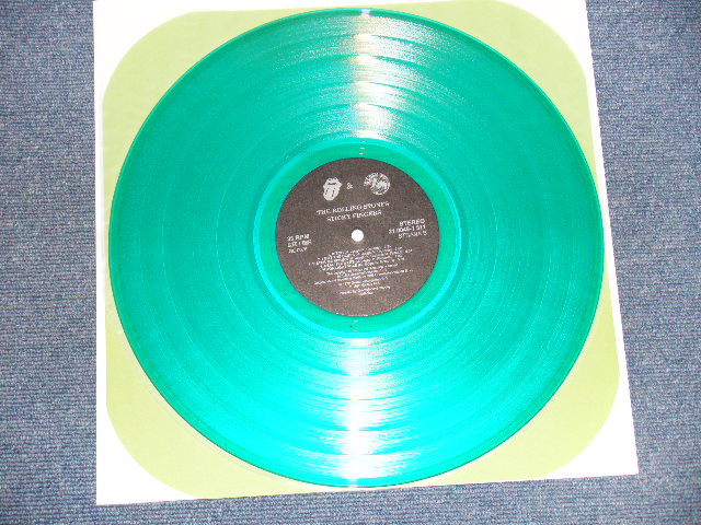 画像: ROLLING STONES - STICKY FINGERS ( GREEN WAX VINYL ) / CZECH REPUBLIC Limited Green Wax Vinyl LP 