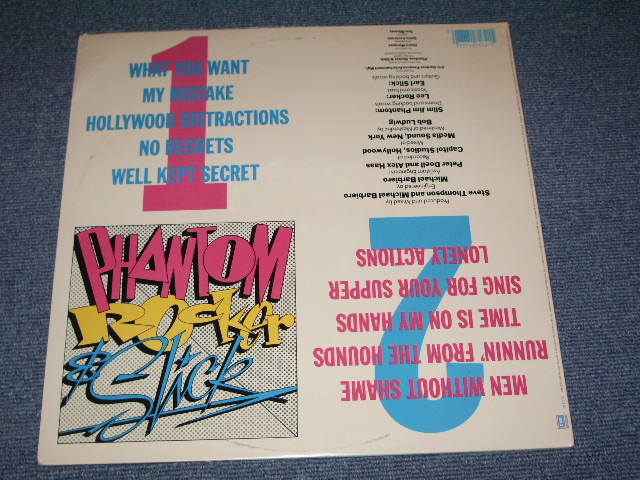 画像: PHANTOM ROCKER & SLICK - PHANTOM ROCKER & SLICK / 1985 US ORIGINAL PROMO Sealed LP 