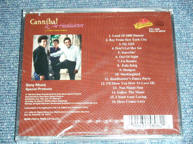 画像: CANNIBAL & THE HEADHUNTERS - A GOLDEN CLASSICS EDITION  / 1996 US ORIGHINAL  Brand New Sealed CD 